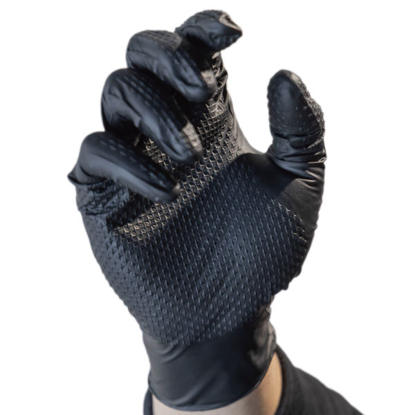 使いきりニトリル手袋】川西工業 #2074アイアングリップアドバンス L