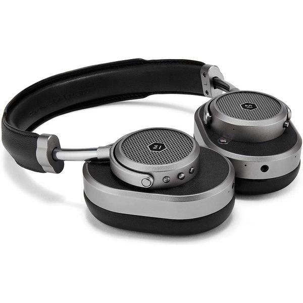 Master & Dynamic MW65 ブラックレザー ガンメタル MW65 Black and Red Headphones for Leica 0.95 | Master