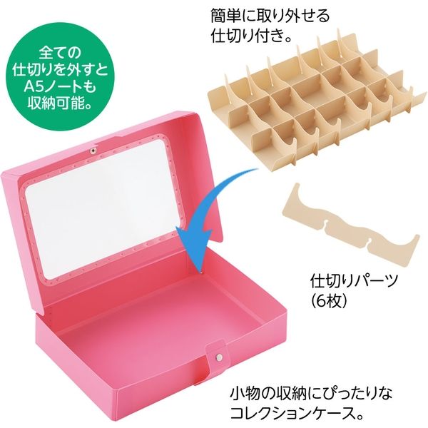 リヒトラブ コレクションケース A5 パープル A698-10 1セット(2冊
