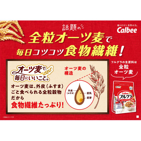 カルビー フルグラ 750g 徳用フルーツグラノーラ 1セット（2袋