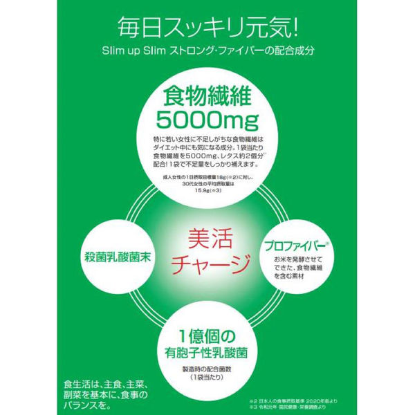 スリムアップスリム ストロング・ファイバー 1箱（30袋入） アサヒグループ食品 食物繊維サプリメント - アスクル