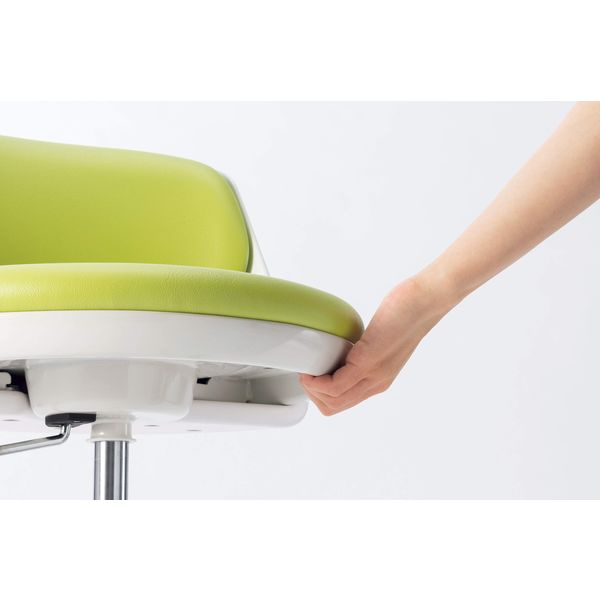 軒先渡し】ライオン事務器 サポート用チェアー No.3810 円盤脚