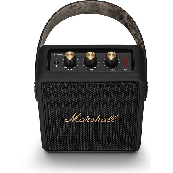 Marshall ワイヤレスポータブルスピーカー ブラック&ブラス STOCKWELL2 Black and Brass 1個（直送品） - アスクル