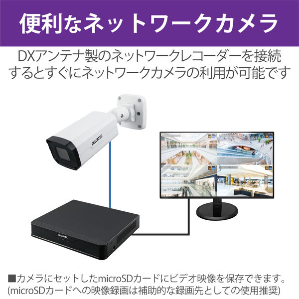 電動可変焦点バレット型ネットワークカメラ CNE3CBZ1 DXアンテナ 1個