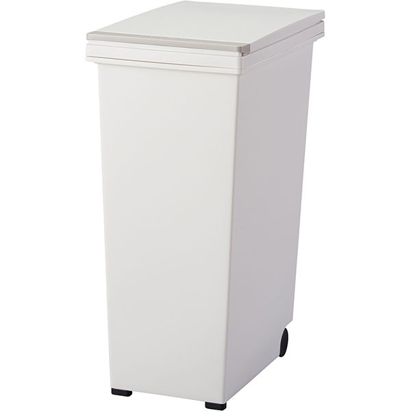 アスベル ゴミ箱 30L エバン プッシュペ-ルホワイト プッシュ式