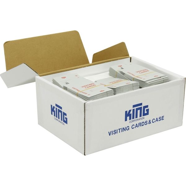 キングコーポレーション A4判名刺 ヒヤシンス 中厚口 10面付 1箱(500枚