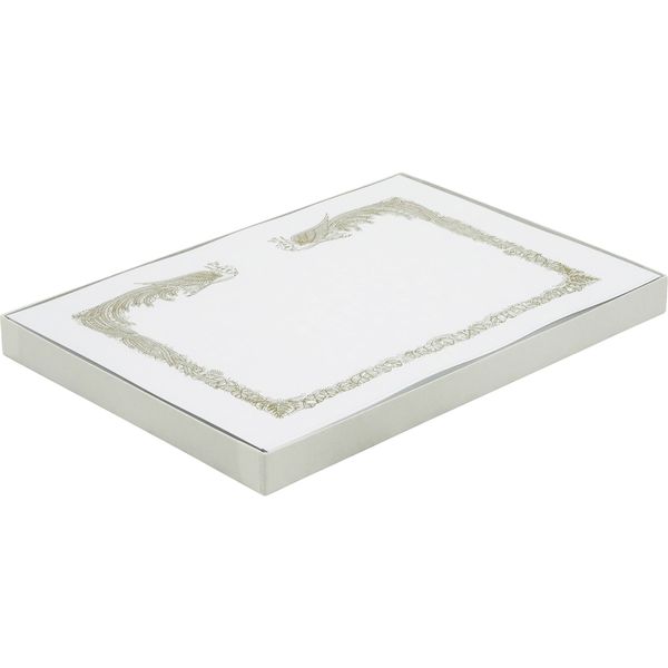 キングコーポレーション 賞状 No.7 B4ワイド 横枠 雲ナシ 100枚入×1箱