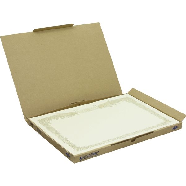 キングコーポレーション マルチプリンター賞状用紙A3横型 クリーム 100