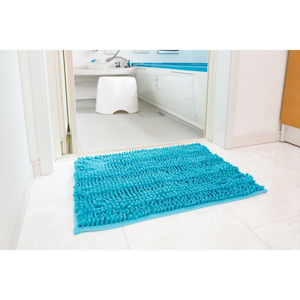 山崎産業 ソフワリッチ マイクロファイバーバスマット抗菌 45×60