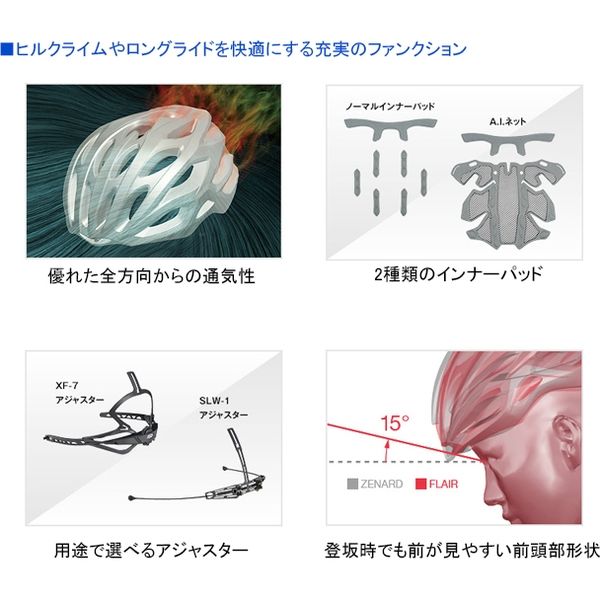OGK Kabuto KABUTO FLAIR フレアー ヘルメット JCF 日本自転車
