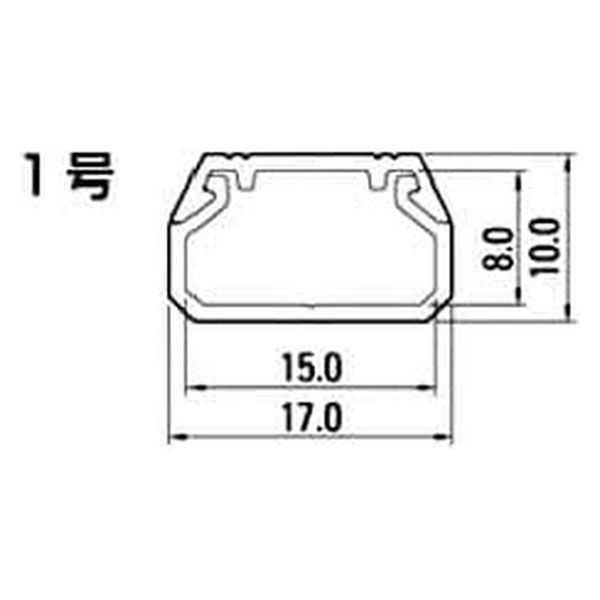 テープ付ニュー・エフモール 1号ブラック SFT1W マサル工業（直送品）