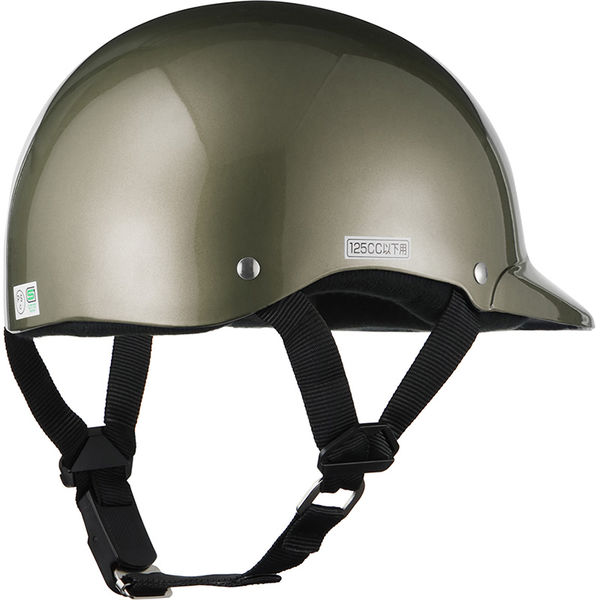 BRC ヘルメット 半キャップ ガンメタ KC-180 7003（直送品） - アスクル