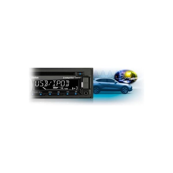 クラリオン USBスロット搭載 CD/MP3/WMAレシーバー CZ215（直送品）