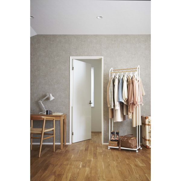 山崎実業 tower（タワー） ハンガーラック キャスター付き 幅670×奥行