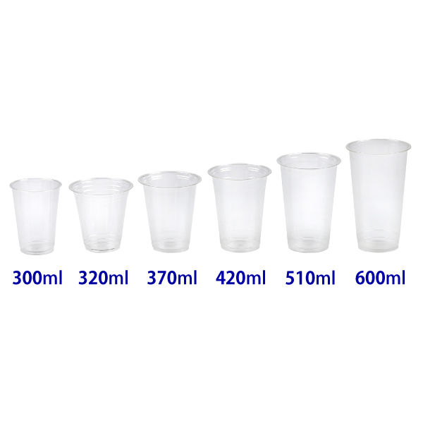 竹内産業 テイクアウト用プラカップ 370ml（12オンス） ロースタック 1