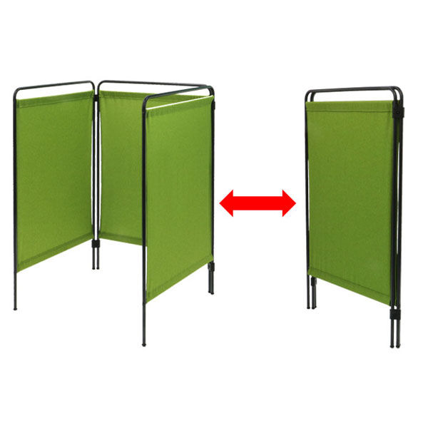 SANKEI GARDE STUDIO 簡易3連スクリーン クレセント グリーン NT-PA-22021 1台（直送品） SANKEI GARDE STUDIO クレセント グリーン 807mm