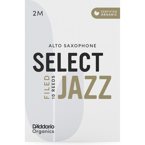 D'Addario WoodWinds アルトサックス用リード SELECT JAZZ FILED ORSF10ASX2M 硬さ:2M（直送品） -  アスクル