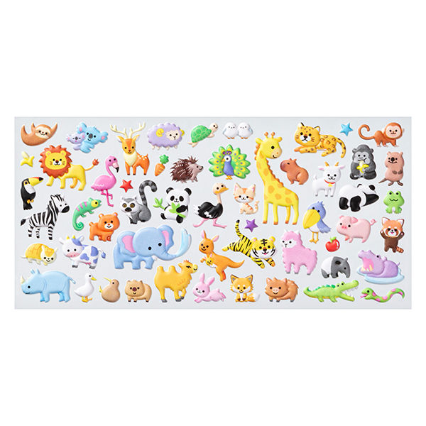 クーリア KIDSシール ずかん☆どうぶつ 71184 1セット(10枚