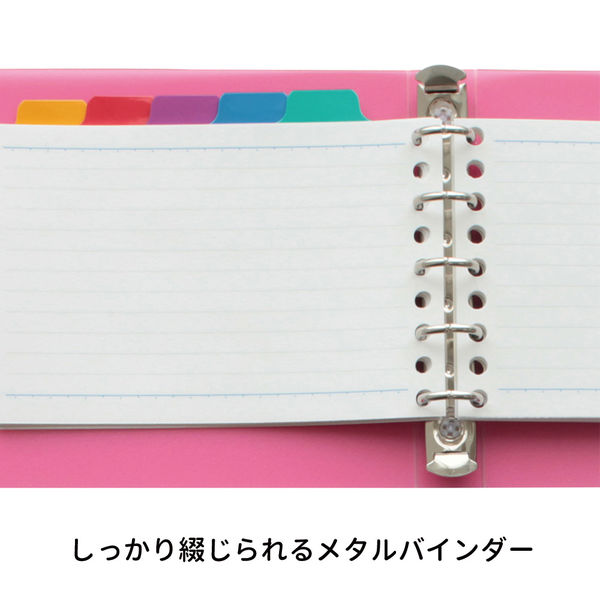 まる マルマン バインダー ミニ セプトクルール ピンク FM70B-08 2冊
