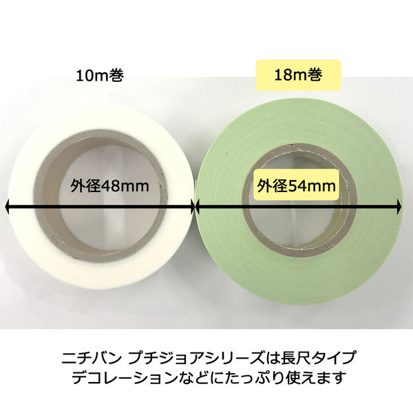 ニチバン プチジョア マスキングテープ ルビー PJMT-15S089 1セット（5巻）