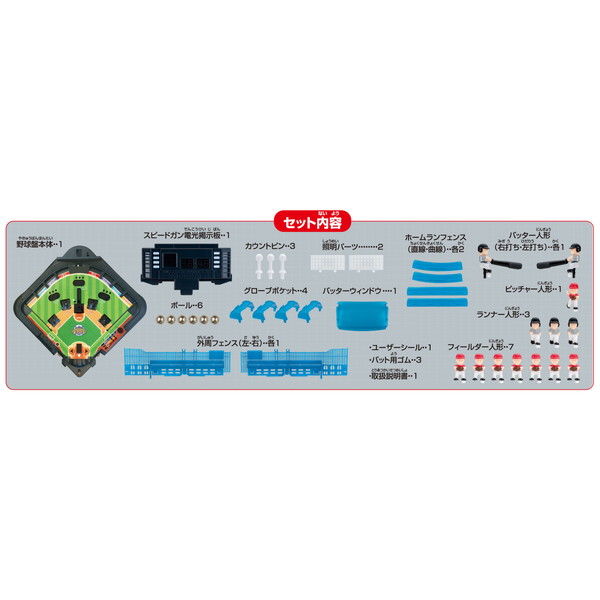 エポック社 野球盤 スーパーコントロール 1台 - アスクル