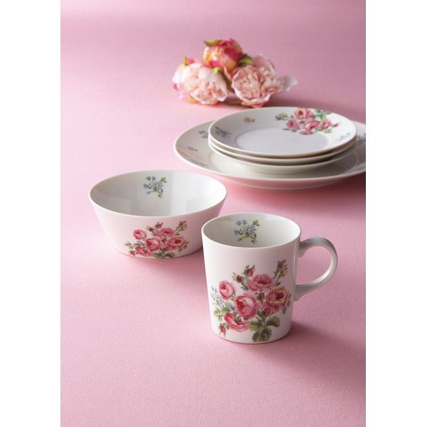 山加商店 ローラアシュレイ バンチェッドロージズ 17ピース