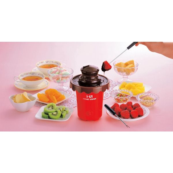 新津興器 ホームスワン 電池式チョコファウンテン SCB-20 1箱（直送品