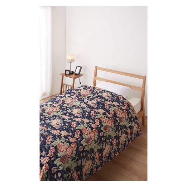 【希少】手織り 大判 マルチカバー 上質 手織り 杉本産商 ゴブラン織 マルチカバー ブルー TO-2044 1袋（直送品