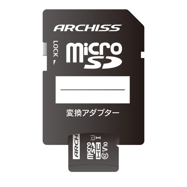 ARCHISS microSDHC 32GB UHS-I Class10 AS-032GMS-SU1 1個