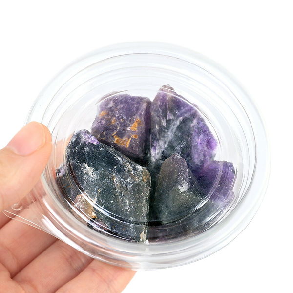 リーフ 形状お任せ ダークアメジスト(紫水晶) 100g 809062 1個
