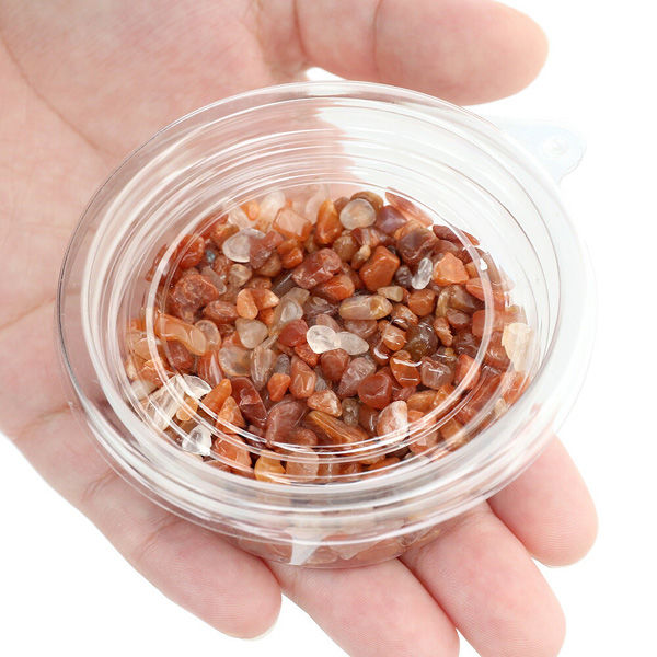 リーフ さざれ石 レッドクォーツ(赤水晶) 100g 飾り石 809226 1