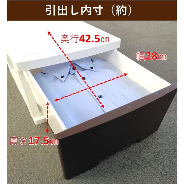 グリーンパル (ニューライフ)スリム収納BOX 3段3入(ホワイトシボ加工