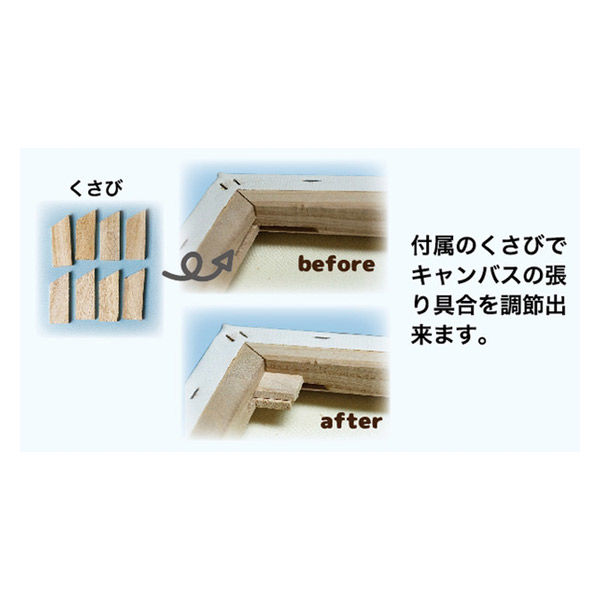 P・O・Pプロダクツ キャンバス Pattern 七宝つなぎ（青
