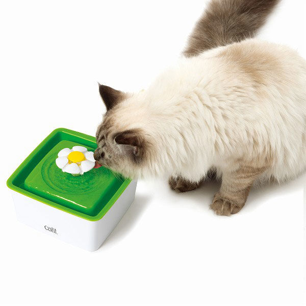 Catit フラワーファウンテン ミニ 猫用 給水器1個 ジェックス - アスクル