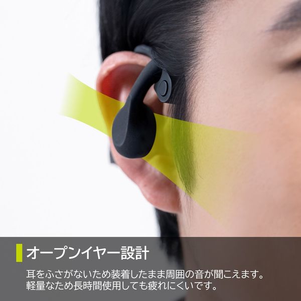 ヘッドセット 有線 3.5mm 4極ミニプラグ オープンイヤー 耳をふさがない IPX4相当 Call Meets キングジム