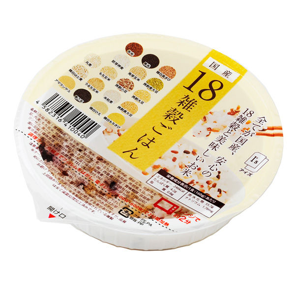 アイズ 国産18雑穀ごはん 160g×3個 4582316410040（直送品） - アスクル