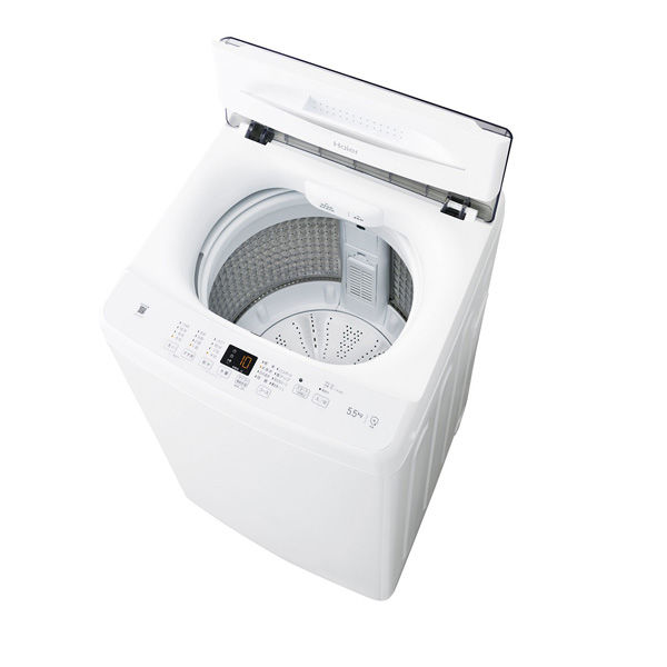 ハイアール 5.5kg 全自動洗濯機 ～3人 白色 JW-U55B-W 1台（直送品