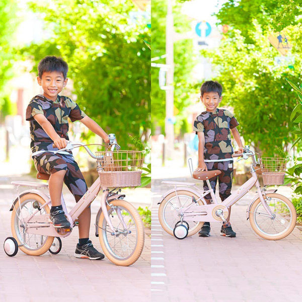 GRAPHIS Carinaライトブルー 幼児用自転車 18インチ