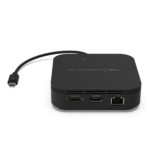 ドッキングステーション Thunderbolt 3（USB Type-C） 7in1 LAN ディスプレイポート搭載 - アスクル