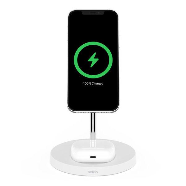 MagSafe充電器 2in1 15W高速充電 ワイヤレス充電 MFi認証 iPhone 