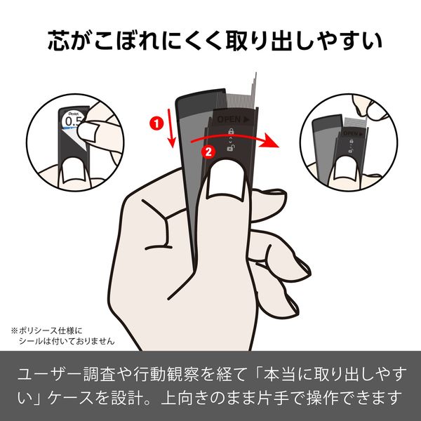 ぺんてる アイン シャープペンシル替芯 0.5mm HB C285-HB 1箱 ぺんてる アイン シャープペンシル替芯 0.5mm HB C285-HB 1箱