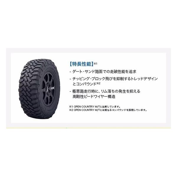 TOYO TIRE OPEN COUNTRY M/TR 195 R16 104Q　1本（直送品）