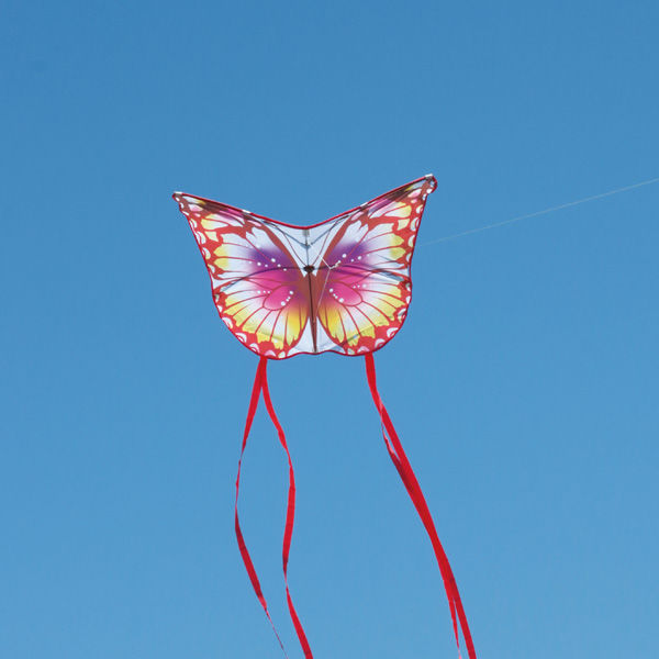 池田工業社 2Dカイト バタフライ レッド カイト 凧 350570 1個