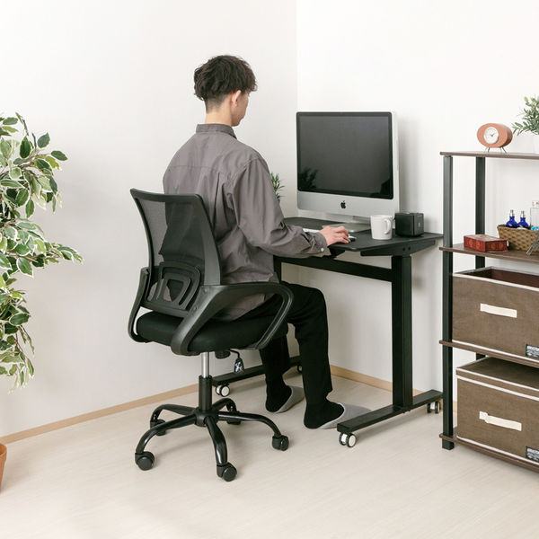 武田コーポレーションワークチェア オフィスチェア 椅子ブラック 57.5