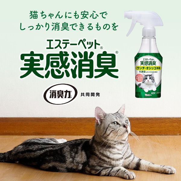 エステーペット 猫用 実感消臭スプレー ウンチ・オシッコ専用 詰め替え