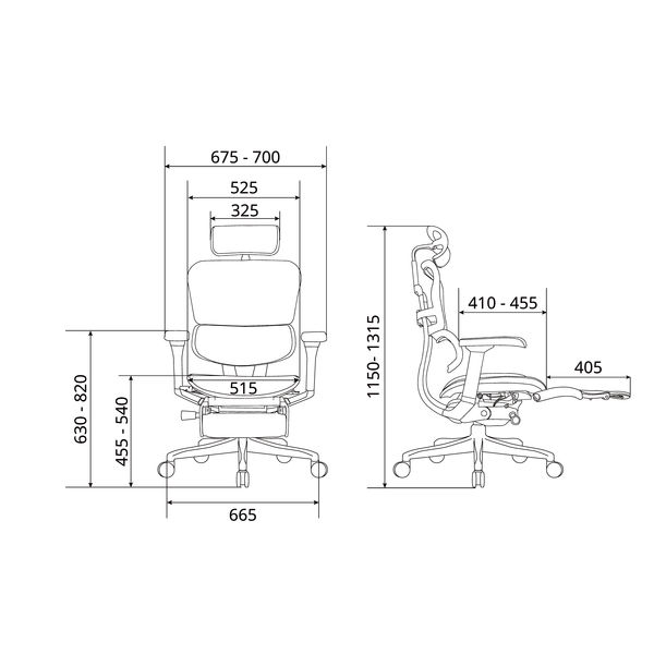エルゴヒューマン　配送変更 軒先渡し】関家具 エルゴヒューマン PRO2 ハイバック オットマン