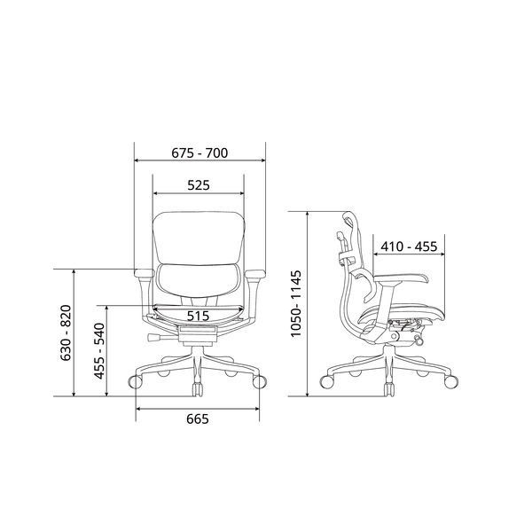 軒先渡し】関家具 エルゴヒューマン PRO2 ローバック EHP2-LAM-BF-BK