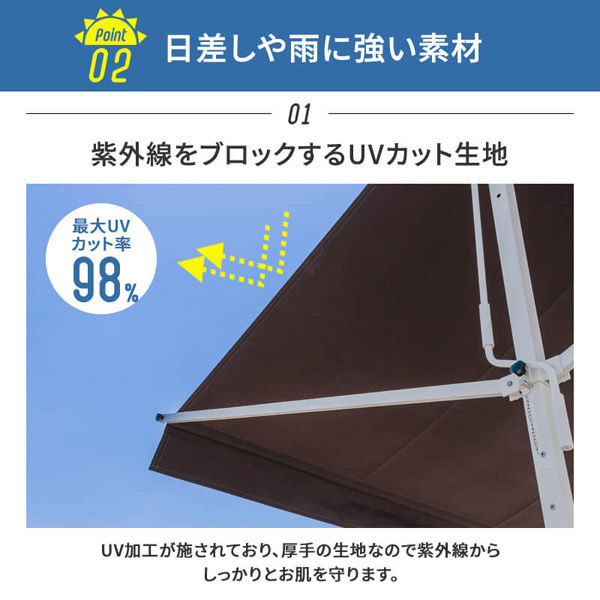 三栄コーポレーション【軒先渡し】 自立式オーニングテント