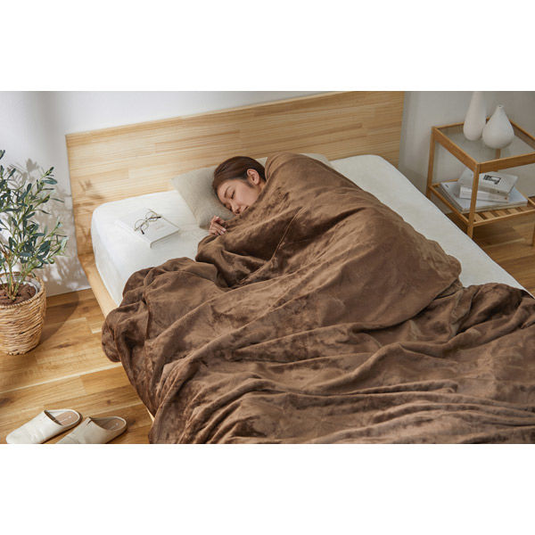 【専用】　ミッソーニ　毛布　綿毛布　ブラウン 綿毛布 シングル ふわふわケット 140×200 MISSONI ミッソーニ