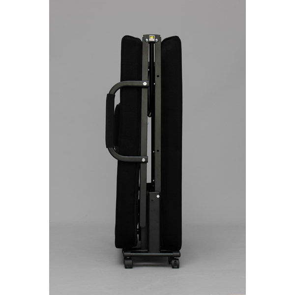 アイリスオーヤマ 折りたたみベッド ブラック OTBSS-KRH 1台（直送品